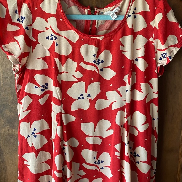 Urban Outfitters Silence + Noise Trapeze Swing Dress with Raw Hem, Small - Picture 3 of 8